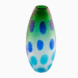 Murano Battuto Vase by Paolo Crepax, Italy-LBS-1438655