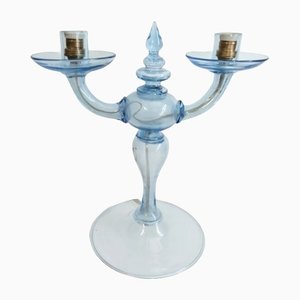 Murano Blown Glass Candlestick in the Style of Vittorio Zecchin, 1920-QZG-1338320