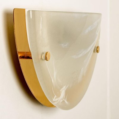 Murano Brass and Glass Wall Light from Hillebrand, 1975-VDW-885967