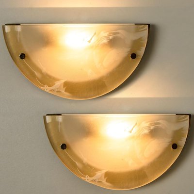 Murano Brass and Glass Wall Light from Hillebrand, 1975-VDW-885967