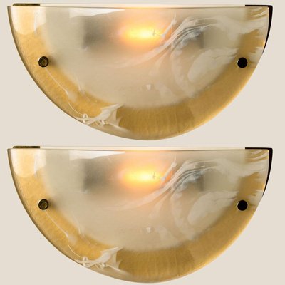 Murano Brass and Glass Wall Light from Hillebrand, 1975-VDW-885967