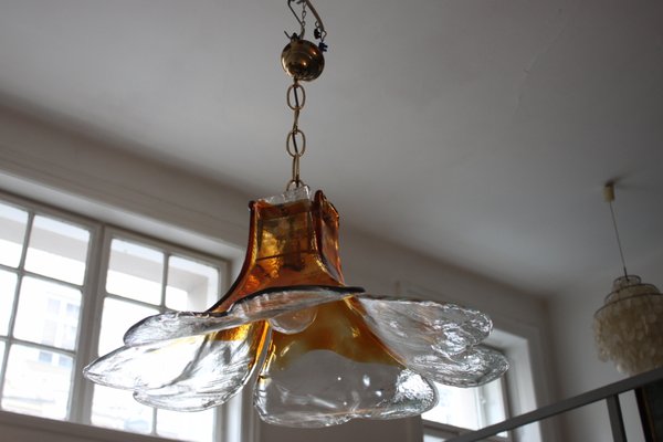 Murano Ceiling Lamp from Mazzega, 1960s-SEI-832518