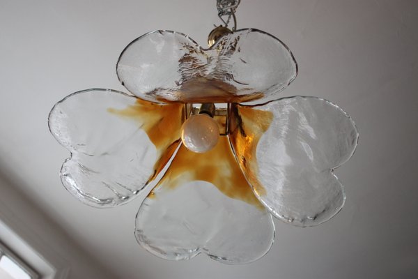 Murano Ceiling Lamp from Mazzega, 1960s-SEI-832518