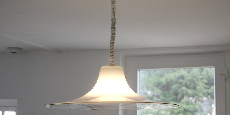 Murano Ceiling Lamps by Giusto Toso for Leucos, 1970s, Set of 2-MAO-850759