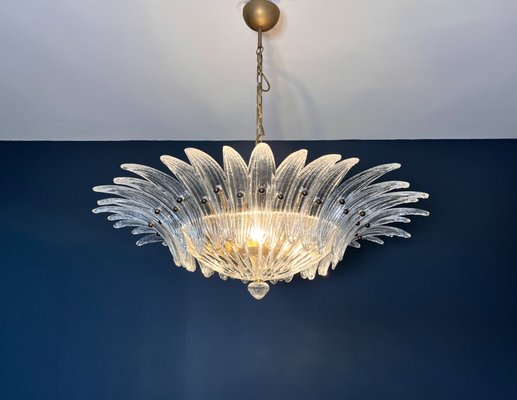 Murano Ceiling Light Original Palmette in Clear Glasses, 1990s-FHZ-2018534