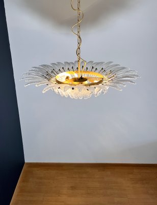 Murano Ceiling Light Original Palmette in Clear Glasses, 1990s-FHZ-2018534