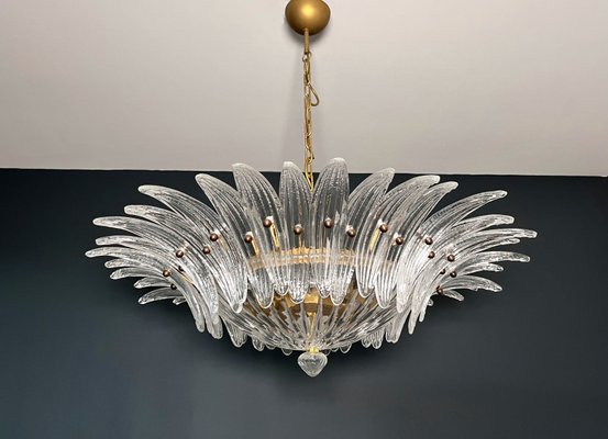 Murano Ceiling Light Original Palmette in Clear Glasses, 1990s-FHZ-2018534