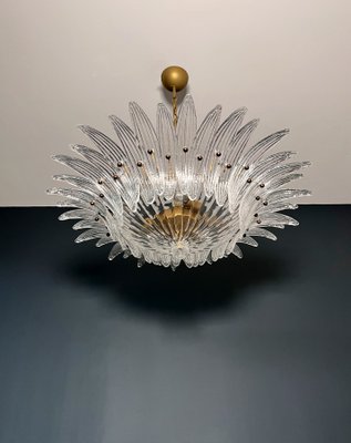 Murano Ceiling Light Original Palmette in Clear Glasses, 1990s-FHZ-2018534