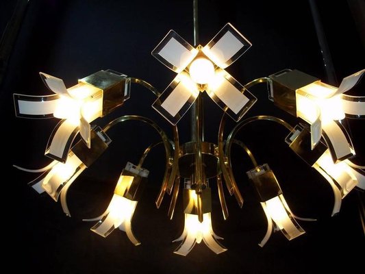 Murano Chandelier from Vistosi, 1970s-MBH-1032174