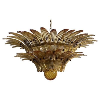 Murano Chandelier in Amber Glasses, 1990-OVO-1670001