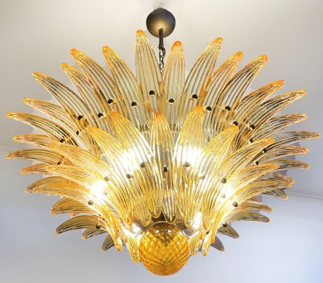 Murano Chandelier in Amber Glasses, 1990-OVO-1670001