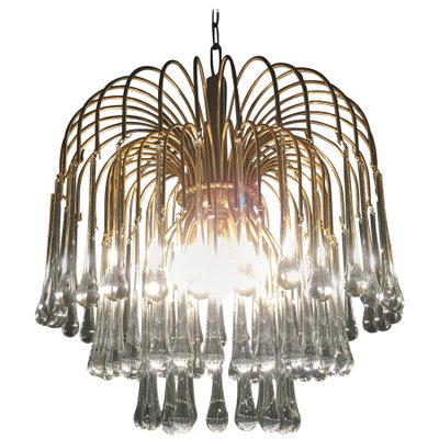 Murano Chandelier in the Style of Venini, 1960s-MBH-1031659