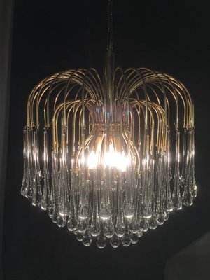 Murano Chandelier in the Style of Venini, 1960s-MBH-1031659