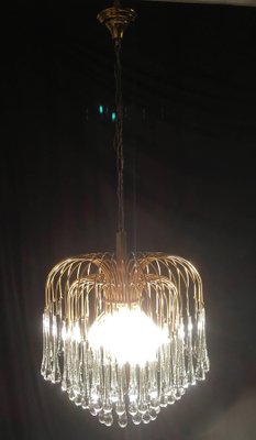 Murano Chandelier in the Style of Venini, 1960s-MBH-1031659