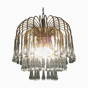 Murano Chandelier in the Style of Venini, 1960s-MBH-1031659