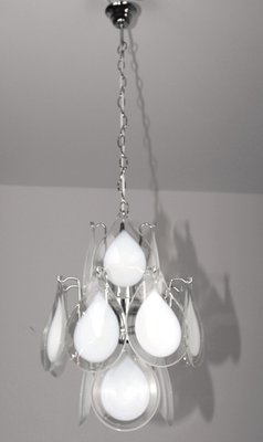 Murano Chandelier in the Style of Vistosi, 1960s-ZWH-935496