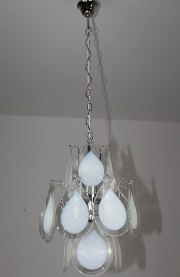 Murano Chandelier in the Style of Vistosi, 1960s-ZWH-935496