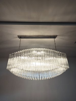 Murano Chandelier with 292 Clear Prism Quadriedri Pagoda Glass, 1982-FHZ-685525