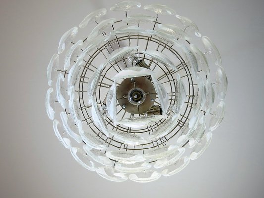 Murano Chandelier with 50 Lattimo Glasses by Mazzega, 1979-FHZ-969979