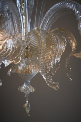 Murano Chandelier with Flowers, 1980s-POG-1822379