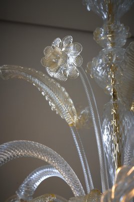 Murano Chandelier with Flowers, 1980s-POG-1822379