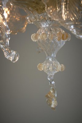 Murano Chandelier with Flowers, 1980s-POG-1822379