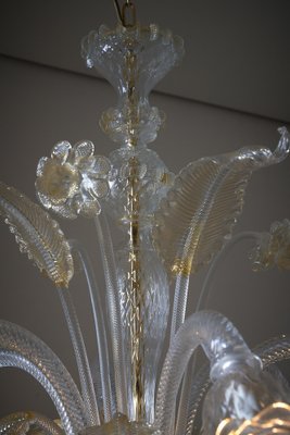 Murano Chandelier with Flowers, 1980s-POG-1822379