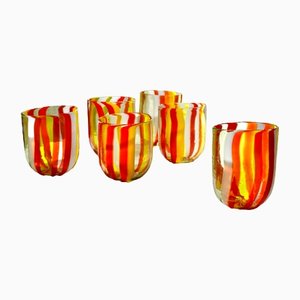 Murano Cocktail Bar Glasses by Maryana Iskra for Murano Verres, 2004, Set of 6-TKI-1298528