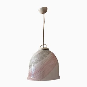 Murano Colored Glass Pendant Lamp, Italy, 1970s-ZST-801480