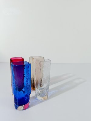 Murano Colored Long Drink Glasses by Nason Moretti, Italy, 1960s, Set of 12-UIW-2034456