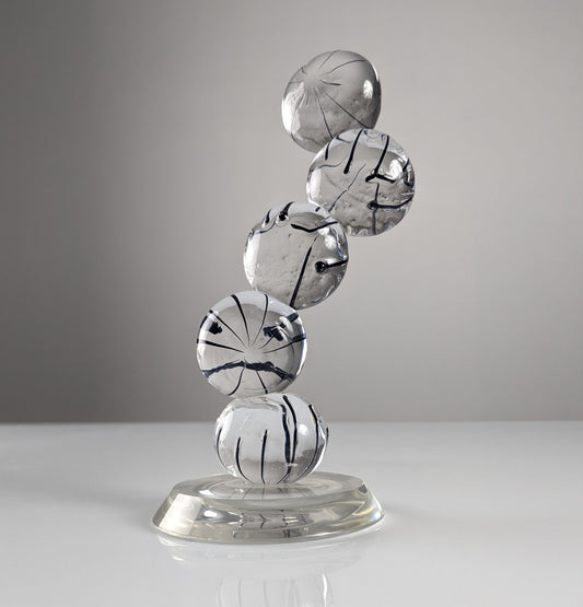 Murano Crystal Sculpture in the style of Tony Cragg, 1980s