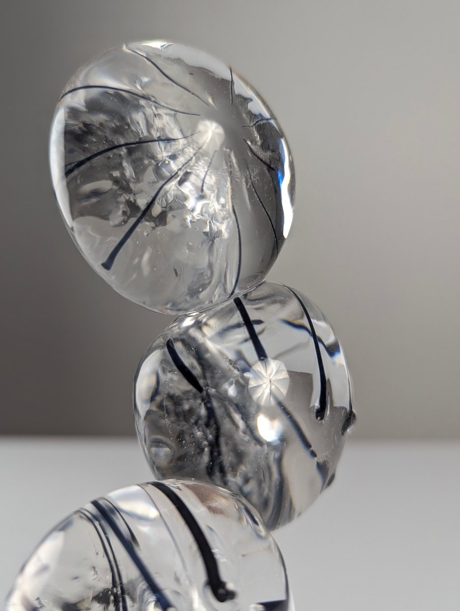 Murano Crystal Sculpture in the style of Tony Cragg, 1980s