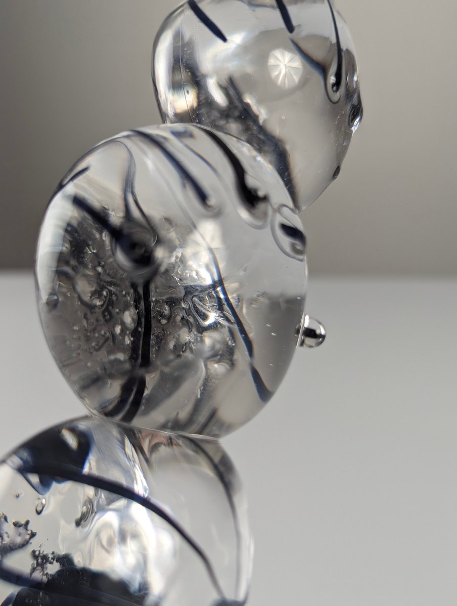 Murano Crystal Sculpture in the style of Tony Cragg, 1980s