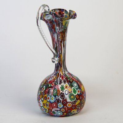 Murano Crystal Vase from Fratelli Toso, 1960s-NE-1451402