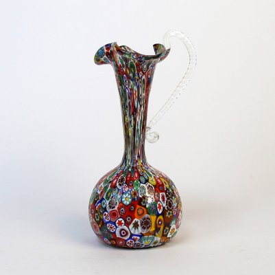 Murano Crystal Vase from Fratelli Toso, 1960s-NE-1451402