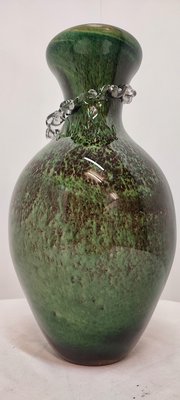 Murano Crystal Vase, Italy, 1970s-RGF-1352094