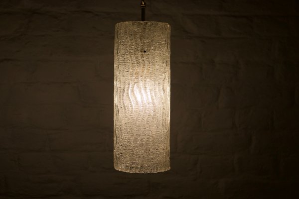 Murano Cylinder Pendant Light, 1970s-OWS-2028674