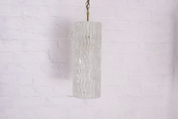 Murano Cylinder Pendant Light, 1970s-OWS-2028674