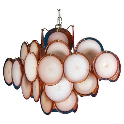 Murano Disc Chandelier from Vistosi, 1970s-MBH-1066512