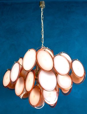 Murano Disc Chandelier from Vistosi, 1970s-MBH-1066512