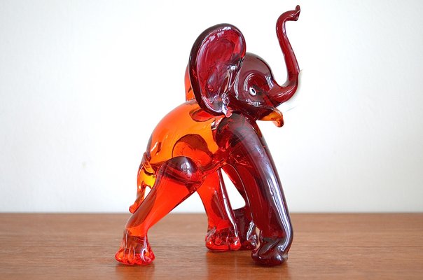 Murano Elephant attributed to Ercole Barovier for Barovier & Toso, 1950s-OV-1384154