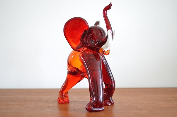 Murano Elephant attributed to Ercole Barovier for Barovier & Toso, 1950s-OV-1384154