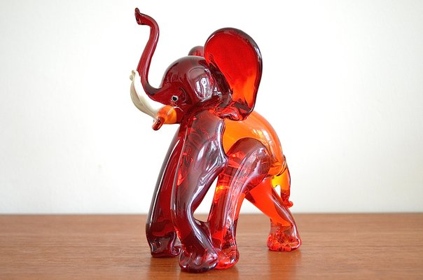 Murano Elephant attributed to Ercole Barovier for Barovier & Toso, 1950s-OV-1384154