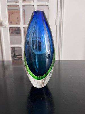 Murano Flavio Polished Glass Vase by Flavio Poli-AVC-1313985