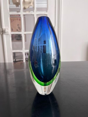 Murano Flavio Polished Glass Vase by Flavio Poli-AVC-1313985