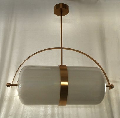 Murano Glass and Brass Ceiling Light, 1990s-UH-1408533