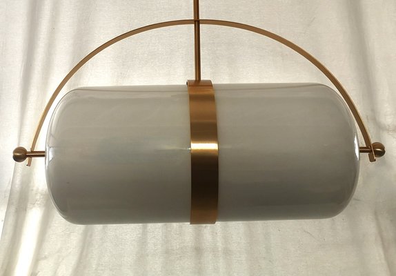 Murano Glass and Brass Ceiling Light, 1990s-UH-1408533