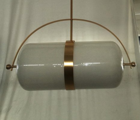 Murano Glass and Brass Ceiling Light, 1990s-UH-1408533