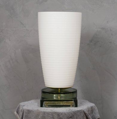 Murano Glass and Brass Table Lamp, 1980s-UH-1326298