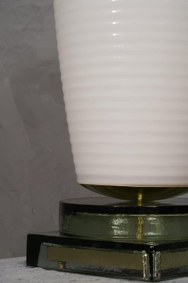 Murano Glass and Brass Table Lamp, 1980s-UH-1326298